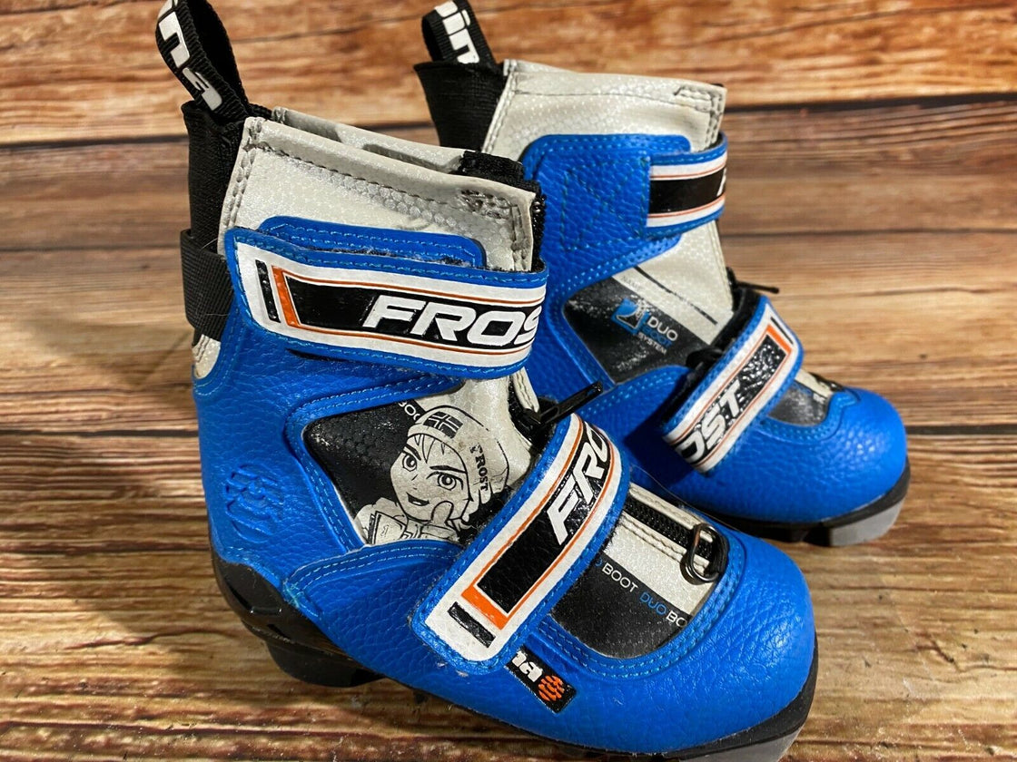 Alpina Frost Kids Nordic Cross Country Ski Boots Size EU25 US8.5 for NNN A-60