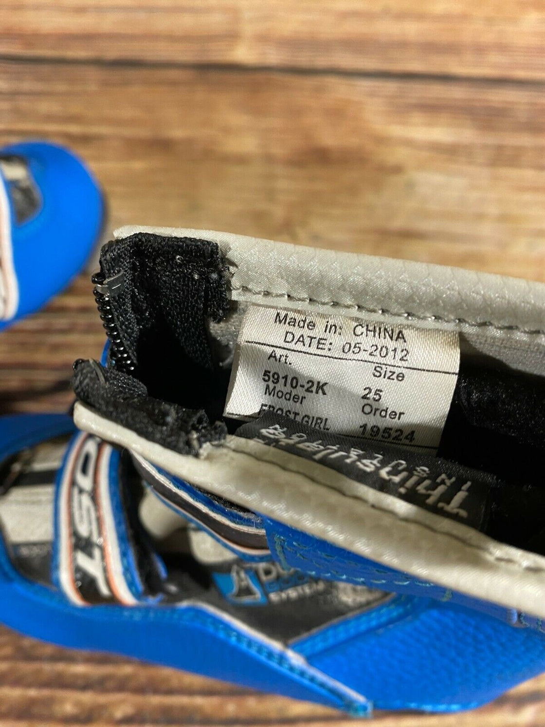 Alpina Frost Kids Nordic Cross Country Ski Boots Size EU25 US8.5 for NNN A-60