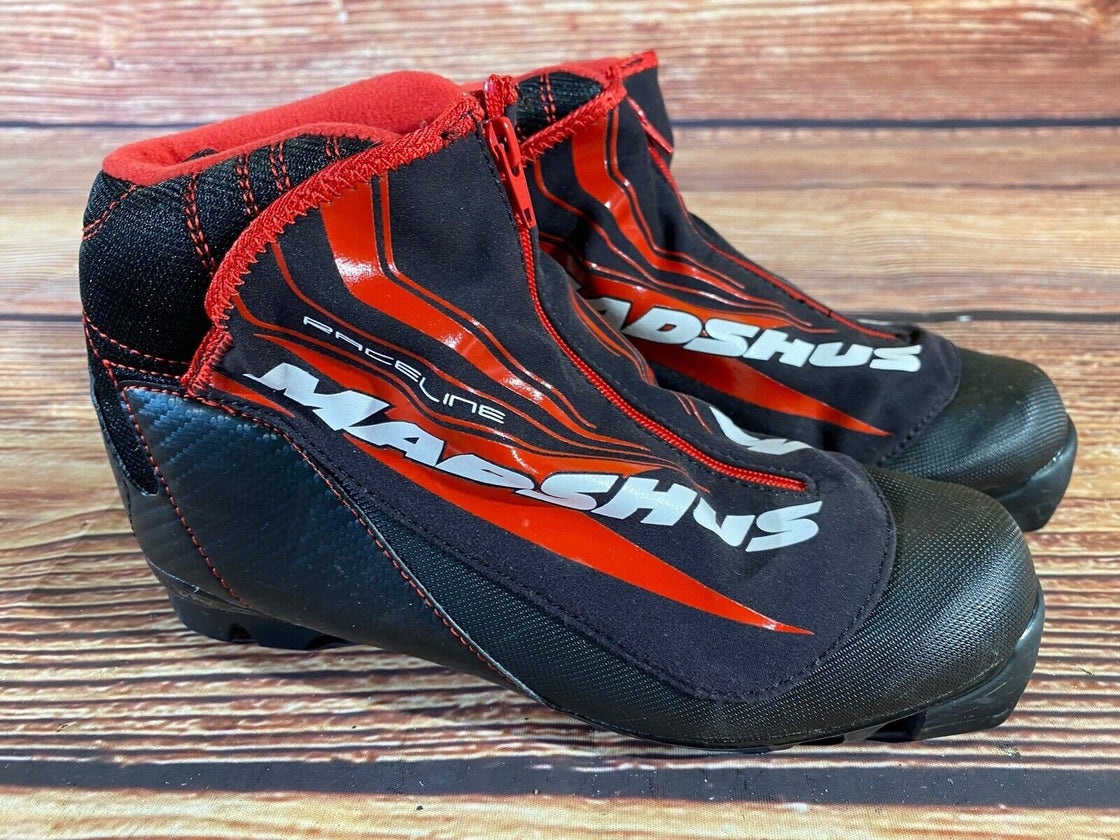 Madshus Super Race Kids Nordic Cross Country Ski Boots Size EU37 US5 NNN M296