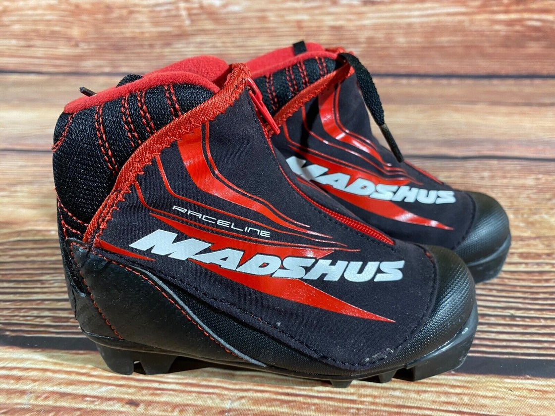 Madshus Raceline Kids Nordic Cross Country Ski Boots Size EU26 US9 NNN M261