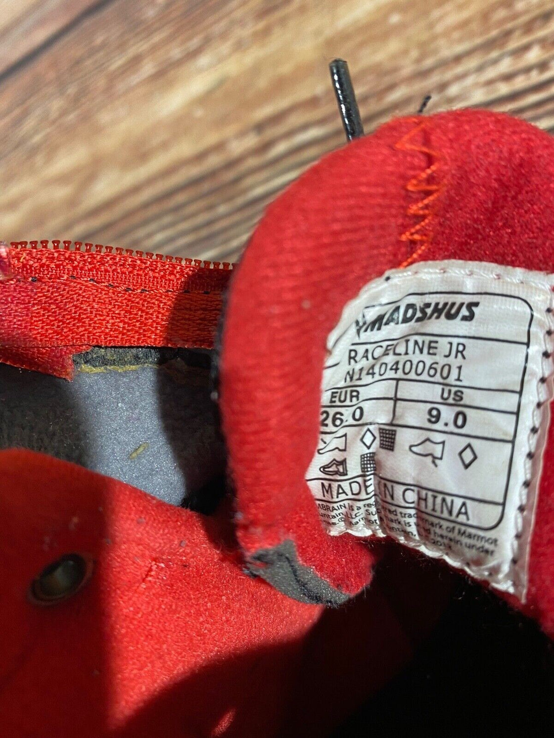 Madshus Raceline Kids Nordic Cross Country Ski Boots Size EU26 US9 NNN M261