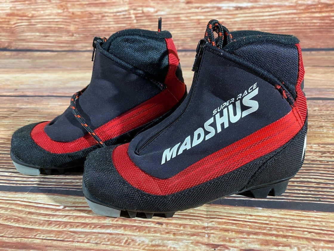 Madshus Super race Kids Nordic Cross Country Ski Boots Size EU30 US12 NNN M264