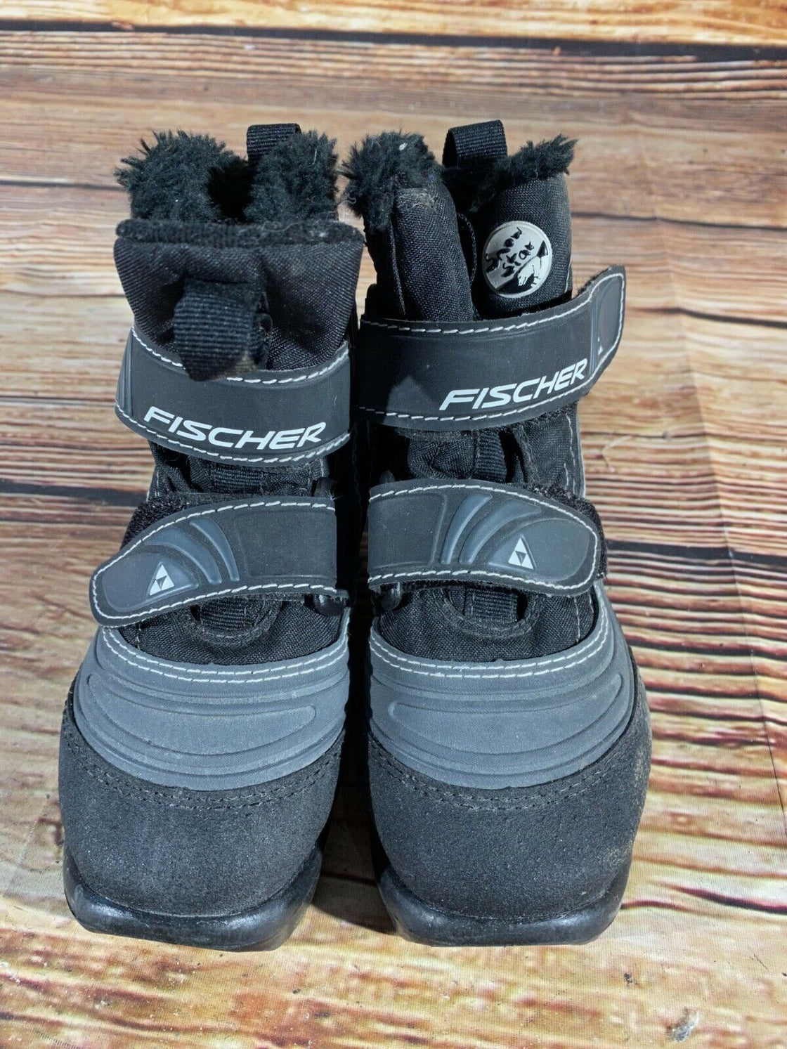 Fischer Snow Star Kids Nordic Cross Country Ski Boots Size EU28 NNN F-64