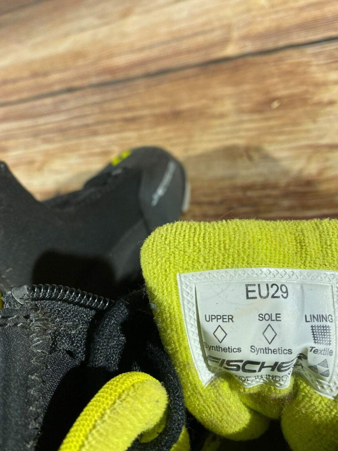 Fischer Ultimate Kids Nordic Cross Country Ski Boots Size EU29 US11 NNN F-150