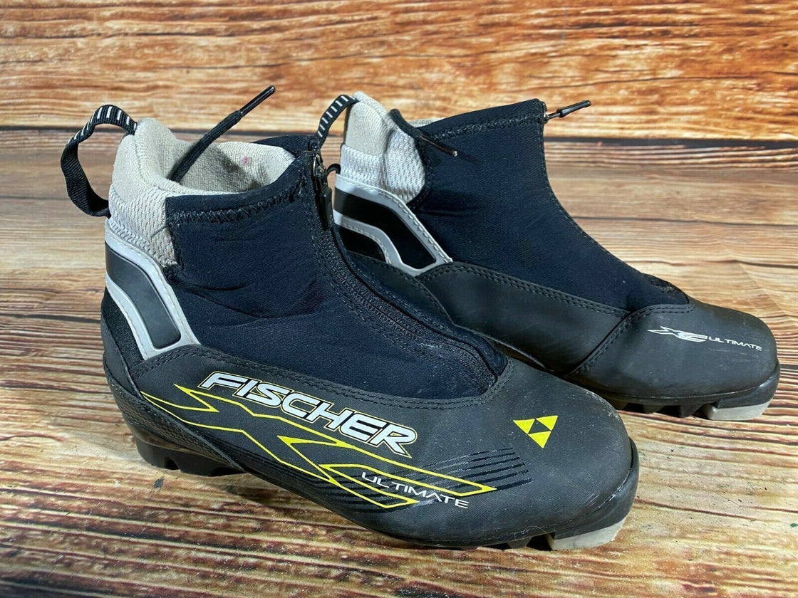 Fischer Ultimate Cross Country Classic Ski Boots Size EU37 US5 NNN 1184