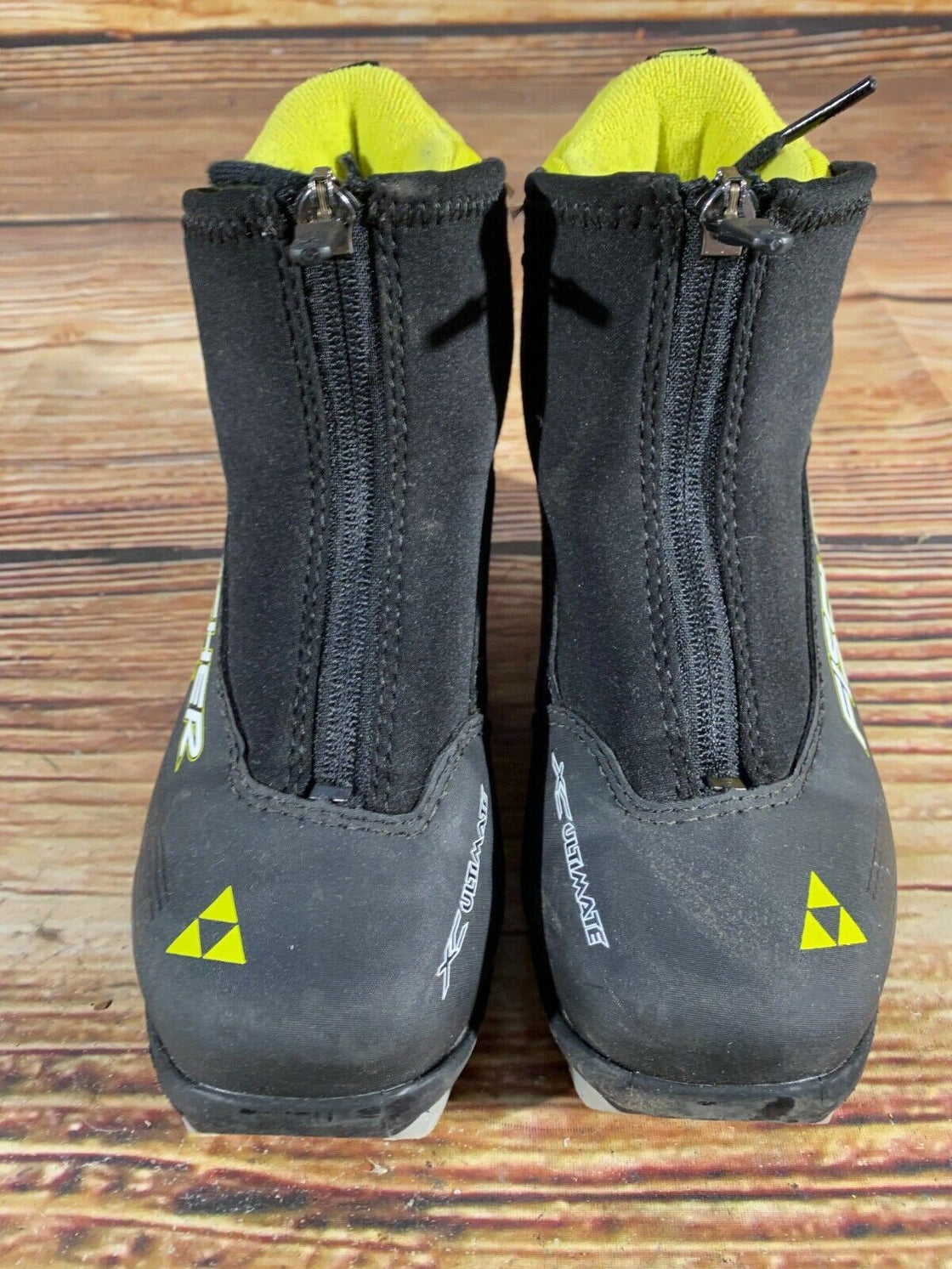 Fischer Ultimate Kids Nordic Cross Country Ski Boots Size EU30 US12 NNN F-55