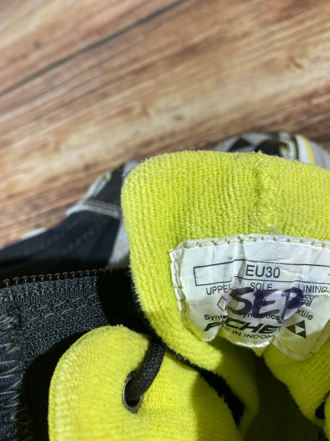 Fischer XJ Sprint Kids Nordic Cross Country Ski Boots Size EU30 US12 NNN F-234