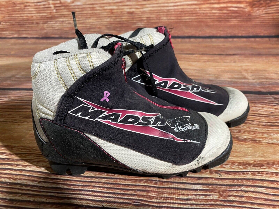 Madshus Buterfly Kids Nordic Cross Country Ski Boots Size EU31 US13 NNN 183