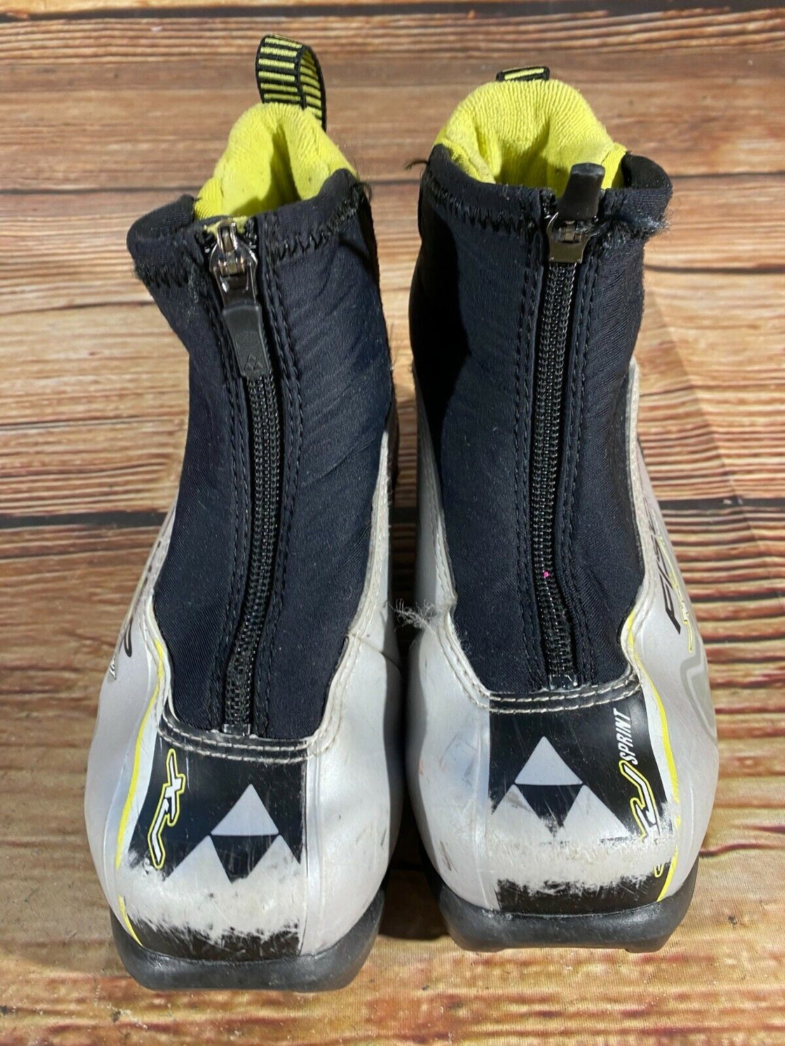 Fischer XJ Sprint Kids Nordic Cross Country Ski Boots Size EU33 US2 NNN F-3