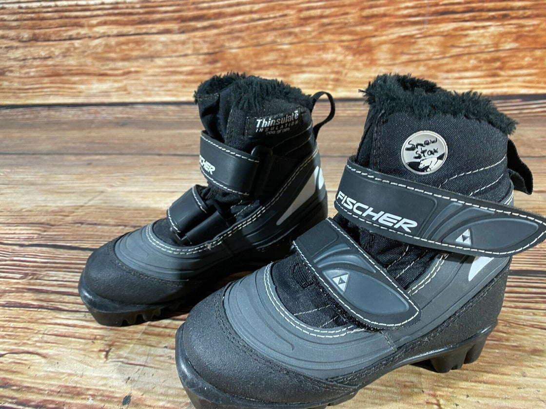 Fischer Snow Star Kids Nordic Cross Country Ski Boots Size EU27 US9.5 NNN F-96
