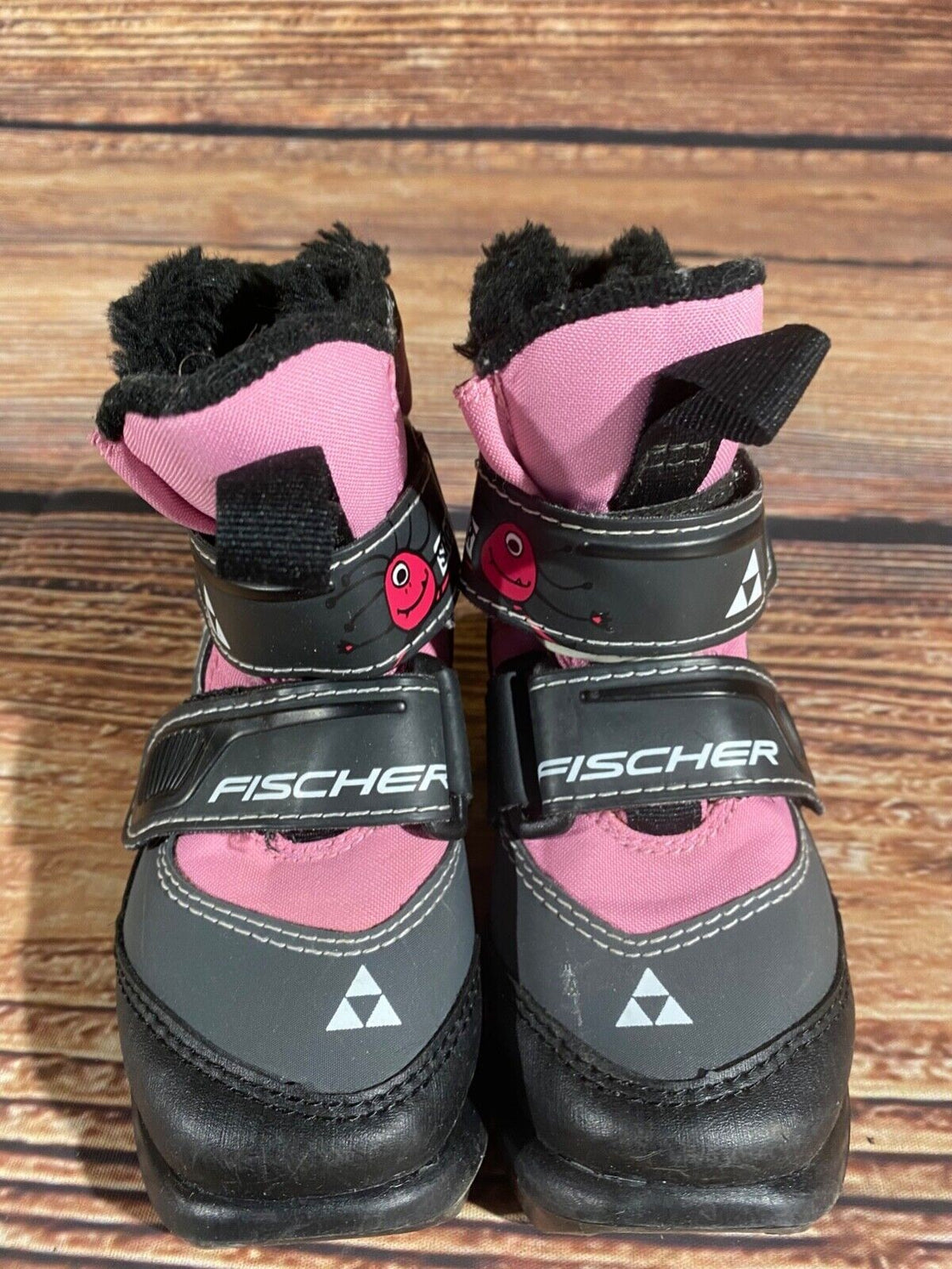 Fischer Snowstar Kids Nordic Cross Country Ski Boots Size EU26 US9 NNN F-414