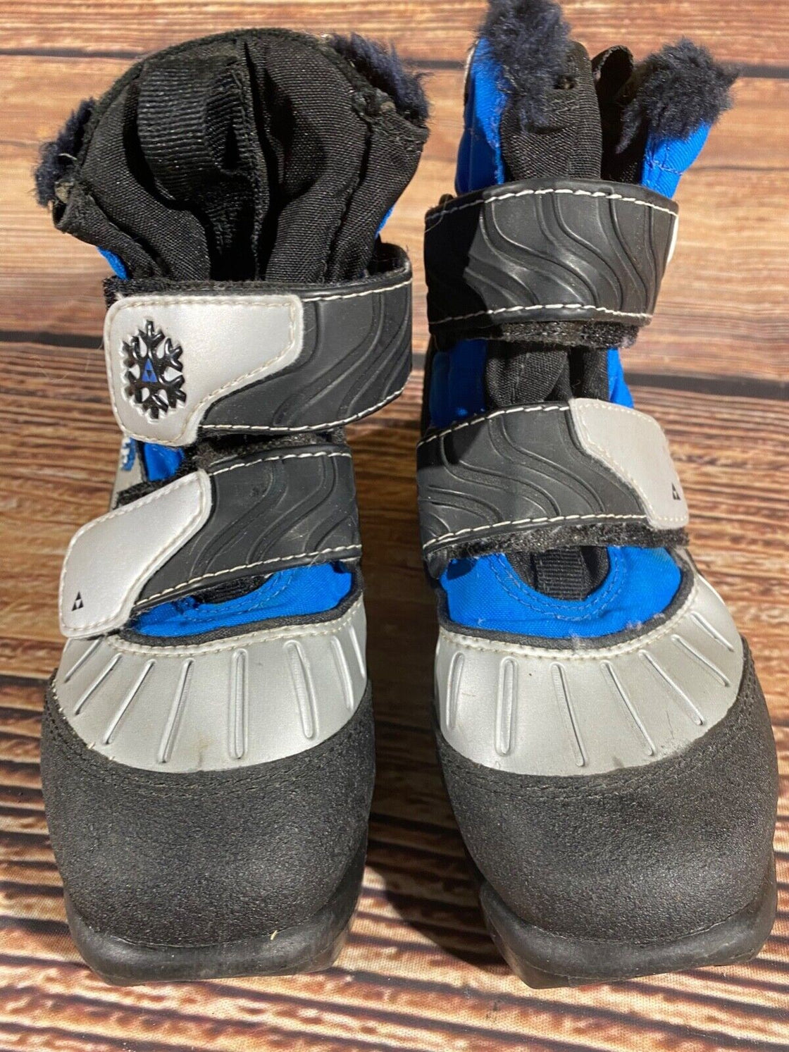 Fischer Snowstar Kids Nordic Cross Country Ski Boots Size EU31 US12.5 NNN F-416