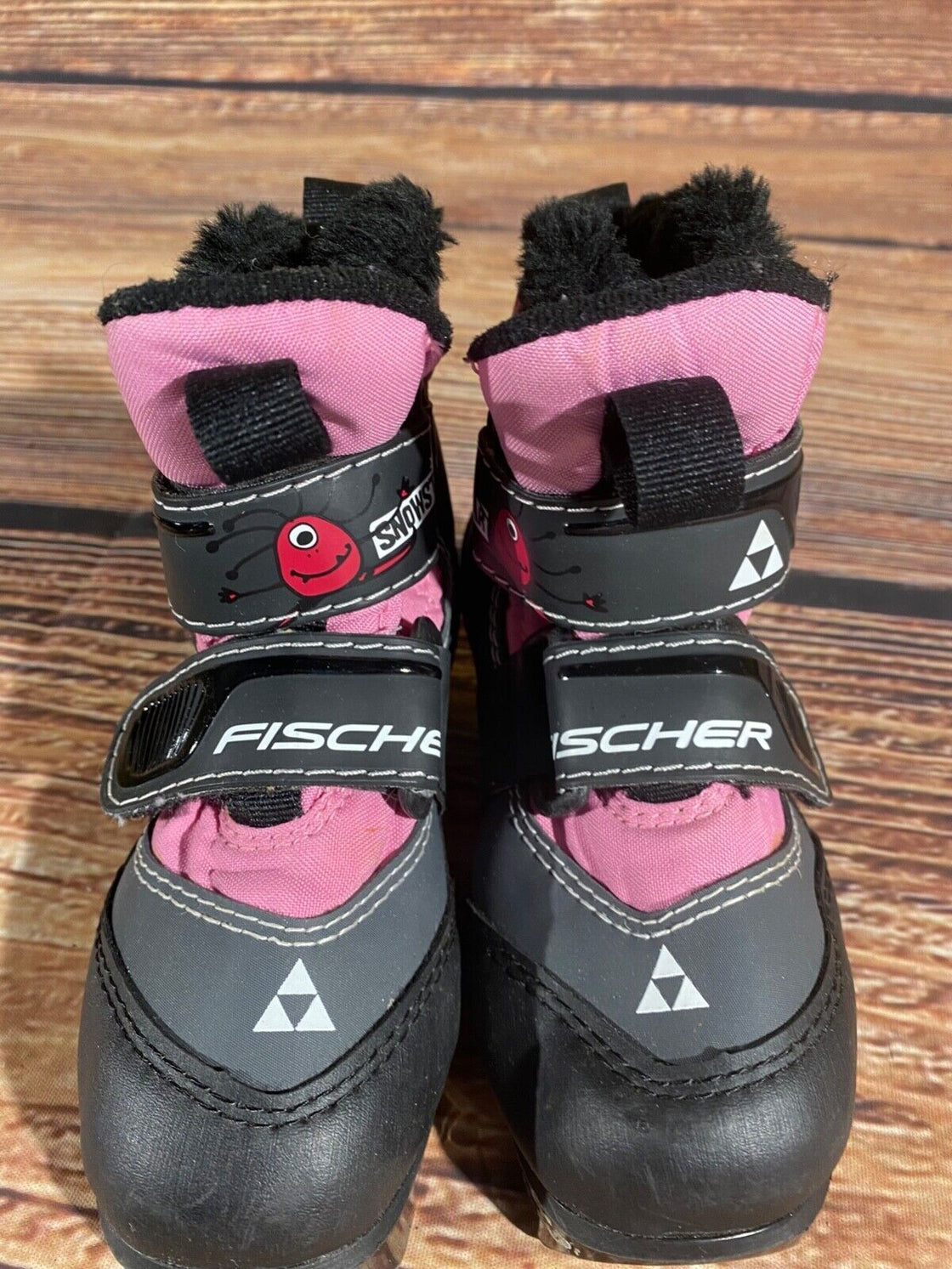 Fischer Snowstar Kids Nordic Cross Country Ski Boots Size EU26 US9 NNN F-438