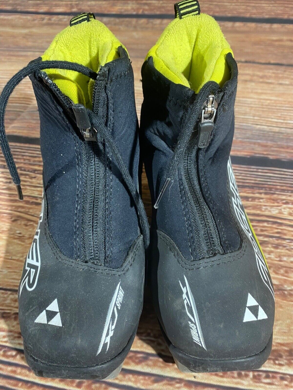 Fischer XJ Sprint Kids Nordic Cross Country Ski Boots Size EU32 US1.5 NNN F-432