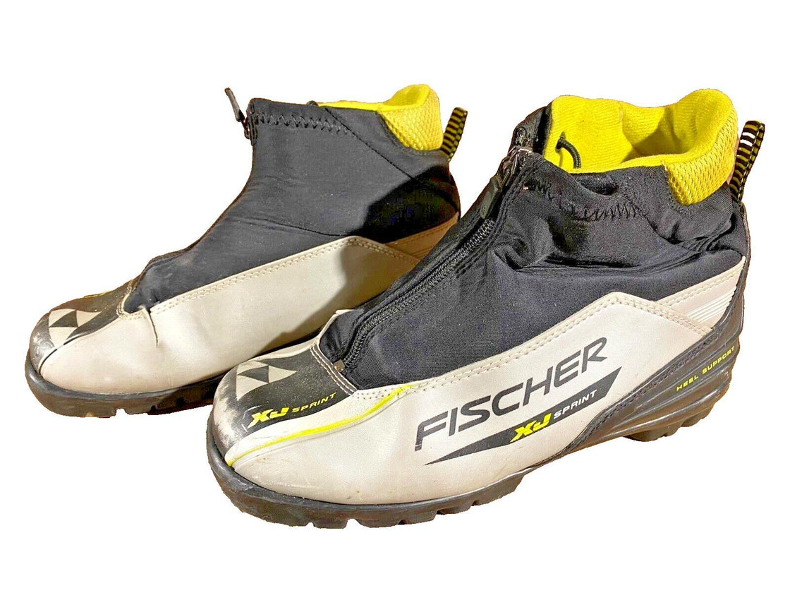 Fischer XJ Sprint Nordic Cross Country Ski Boots Size EU37 US5.5 for NNN 1180