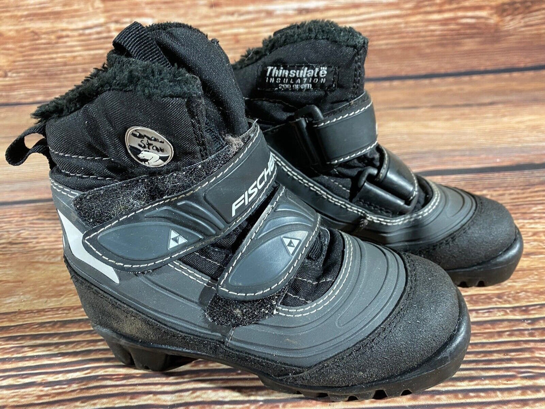 Fischer Snowstar Kids Cross Country Ski Boots Size EU29 US11 NNN F-546