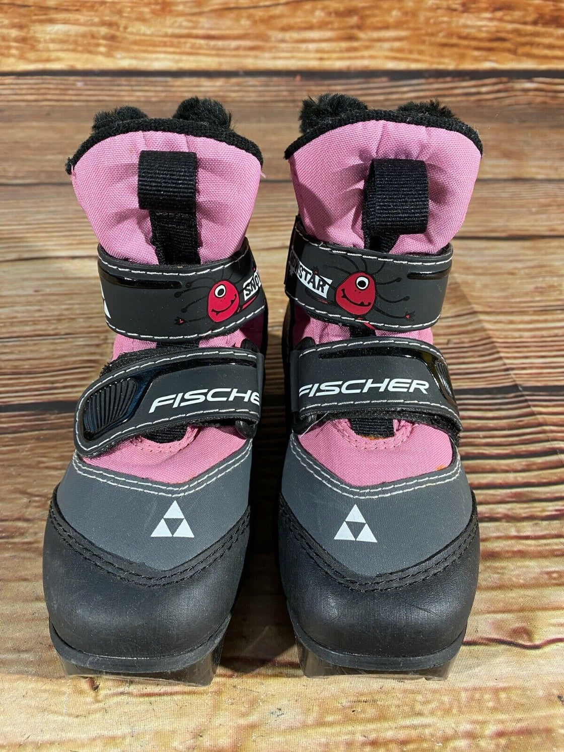 Fischer Snow Star Kids Nordic Cross Country Ski Boots Size EU28 US10.5 NNN F-90