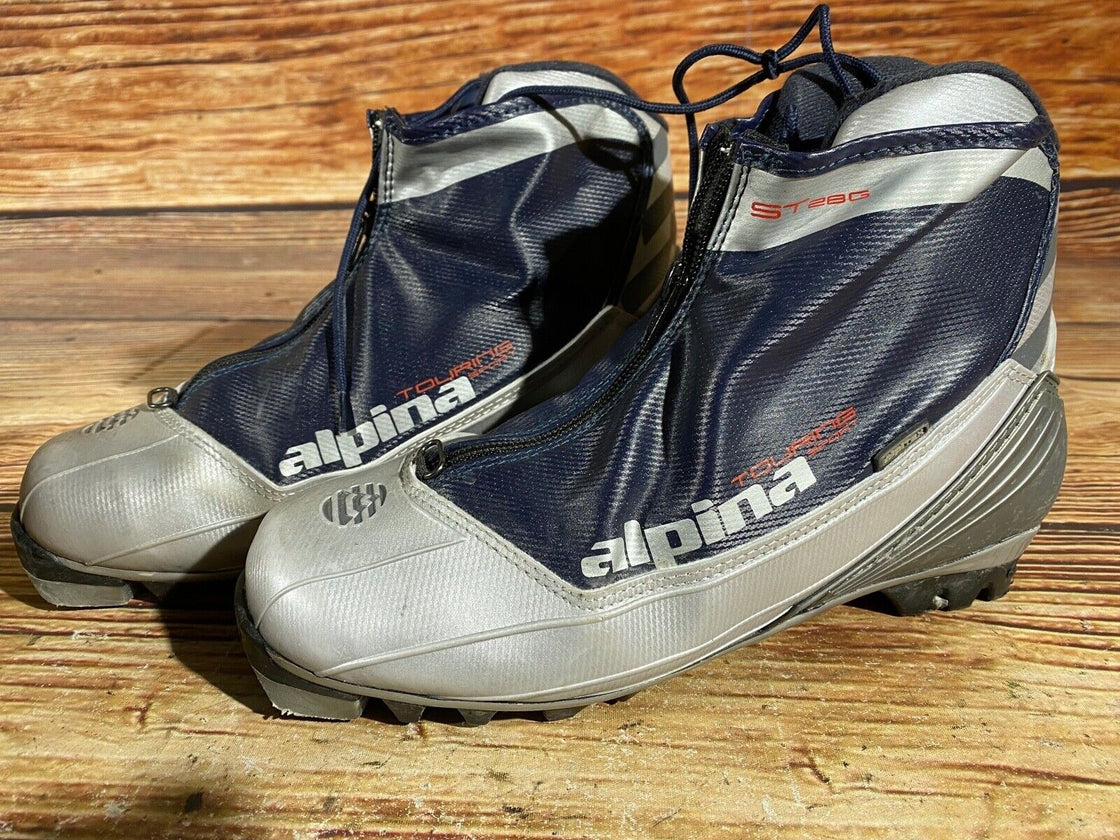 Alpina ST28G Nordic Cross Country Ski Boots Size EU41 US8.5 for NNN 982