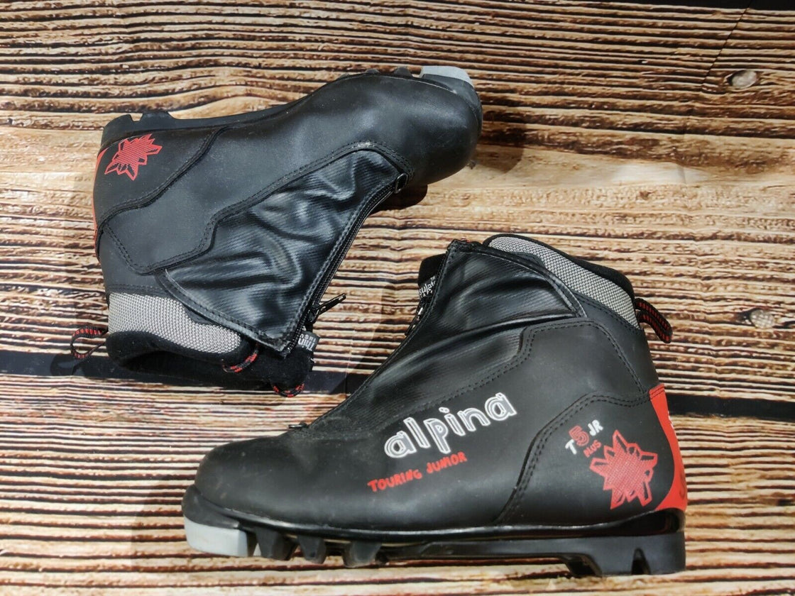 Alpina T5 Plus Nordic Cross Country Ski Boots Touring Size EU37 US5 NNN 773