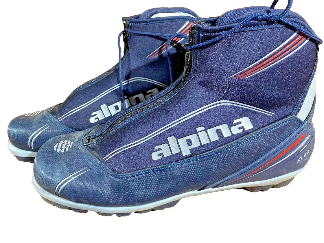 Alpina ST20 Nordic Cross Country Ski Boots Size EU45 US11.5 for NNN 679