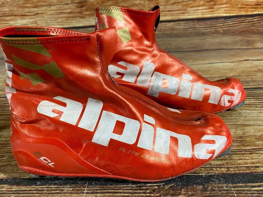 Alpina ECL Elite Nordic Cross Country Ski Boots Size EU42 US9 for NNN 2858
