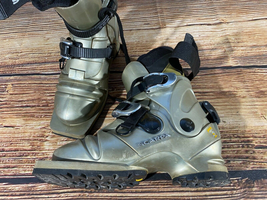SCARPA T3 Telemark Nordic Cross Country Ski Boots EU37 US6 NN 75mm 3pin 1622