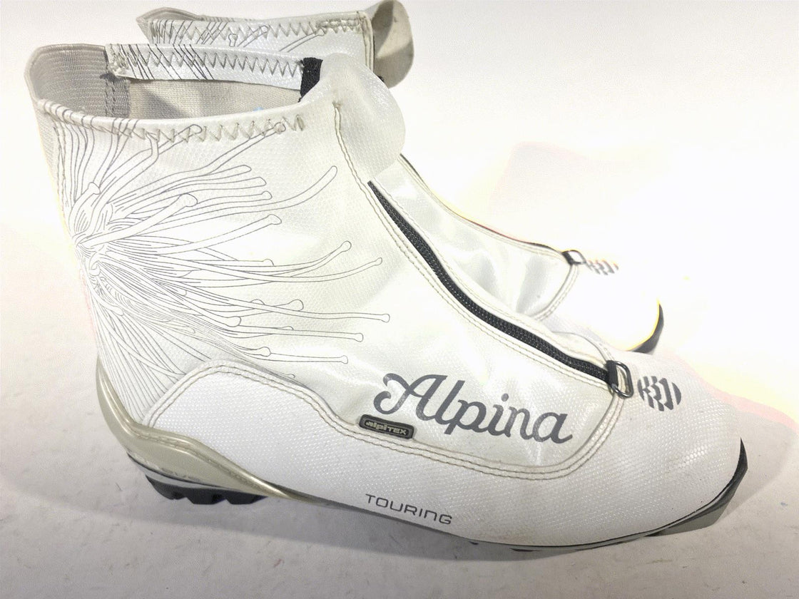 Alpina T28Eve Nordic Cross Country Classic Ski Boots Size EU39 US7 for NNN 90