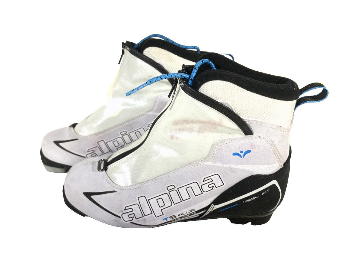 Alpina T5Plus Nordic Cross Country Classic Ski Boots Size EU37 US5.5 for NNN 96