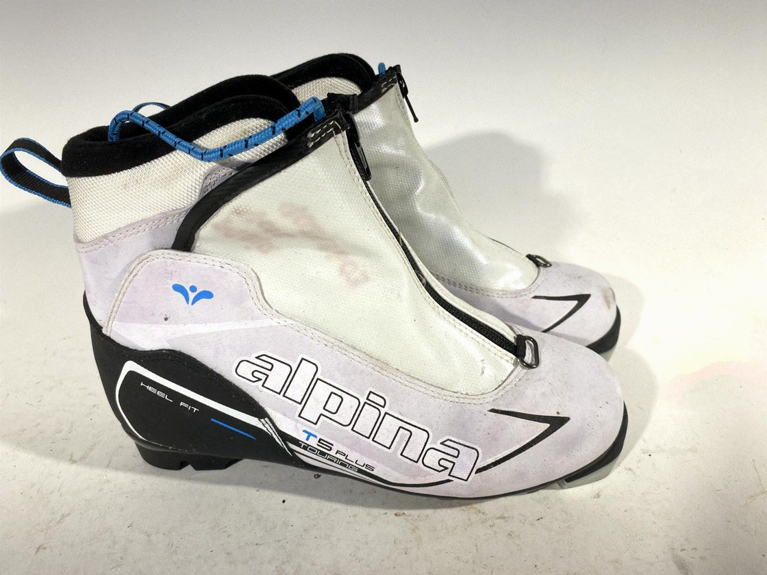 Alpina T5Plus Nordic Cross Country Classic Ski Boots Size EU37 US5.5 for NNN 96