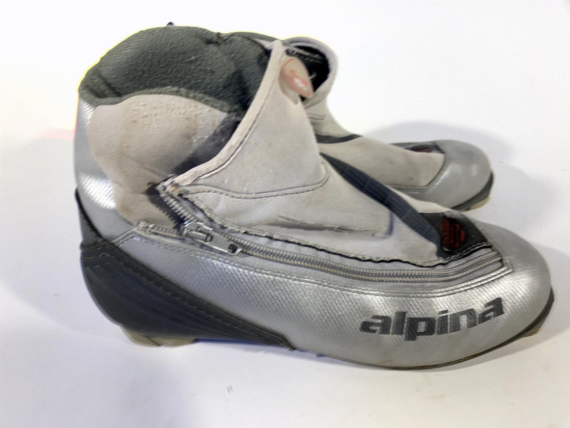 Alpina SP15L Nordic Cross Country Classic Ski Boots Size EU38 US6 NNN binding 14
