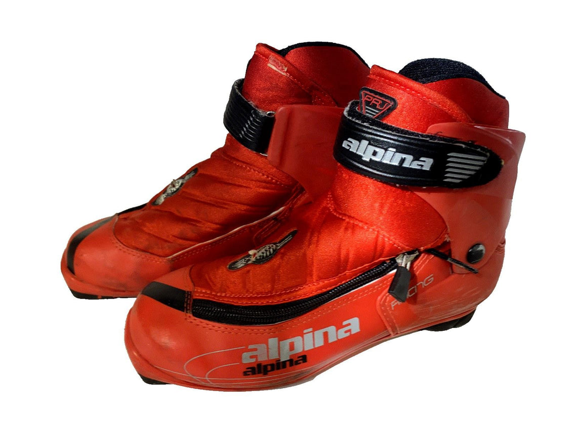 Alpina PRJ Racing Nordic Cross Country Ski Boots Size EU37 US5 NNN bindings (50)