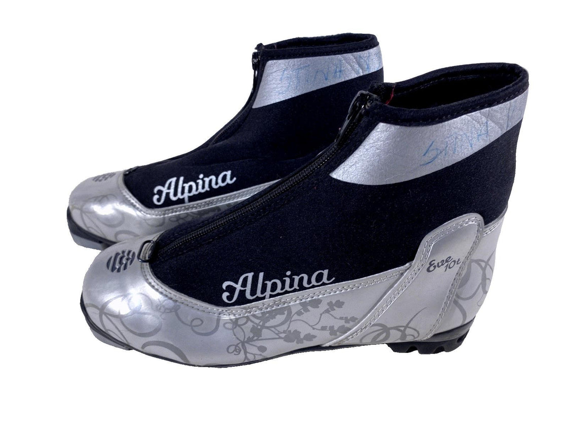 Alpina Eve Nordic Cross Country Classic Ski Boots Size EU38 US6 for NNN 235