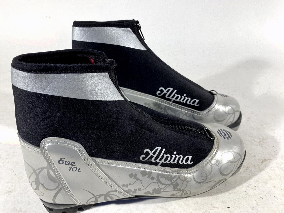 Alpina Eve Nordic Cross Country Classic Ski Boots Size EU38 US6 for NNN 235