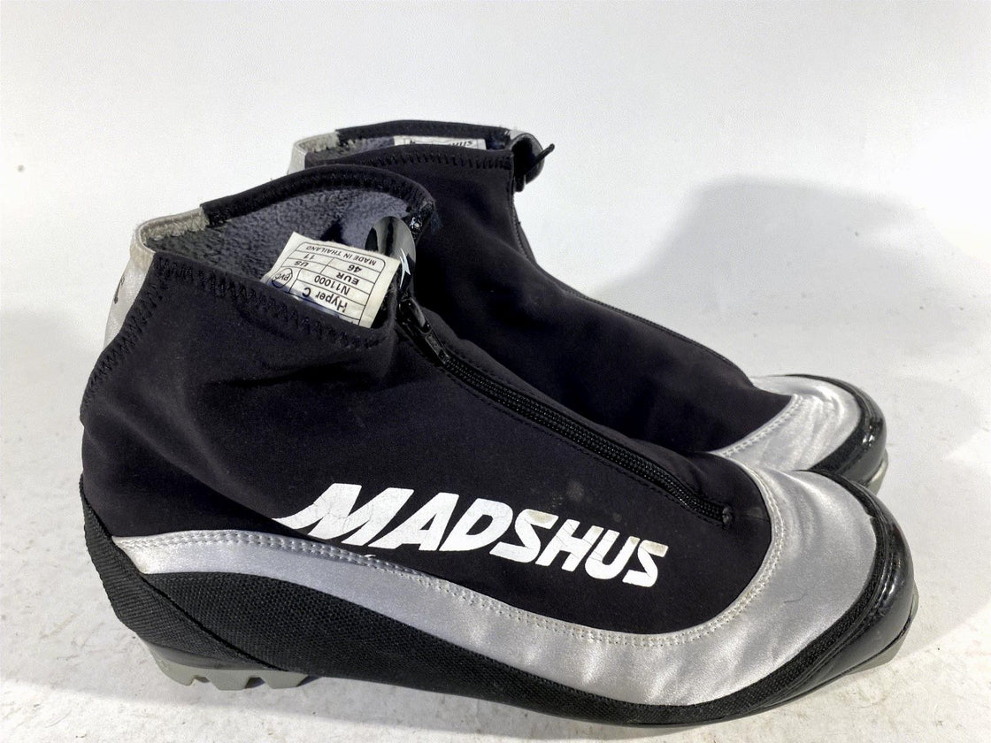 Madshus Ultra C Classic Nordic Cross Country Ski Boots Size EU46 US11.5 NNN 308