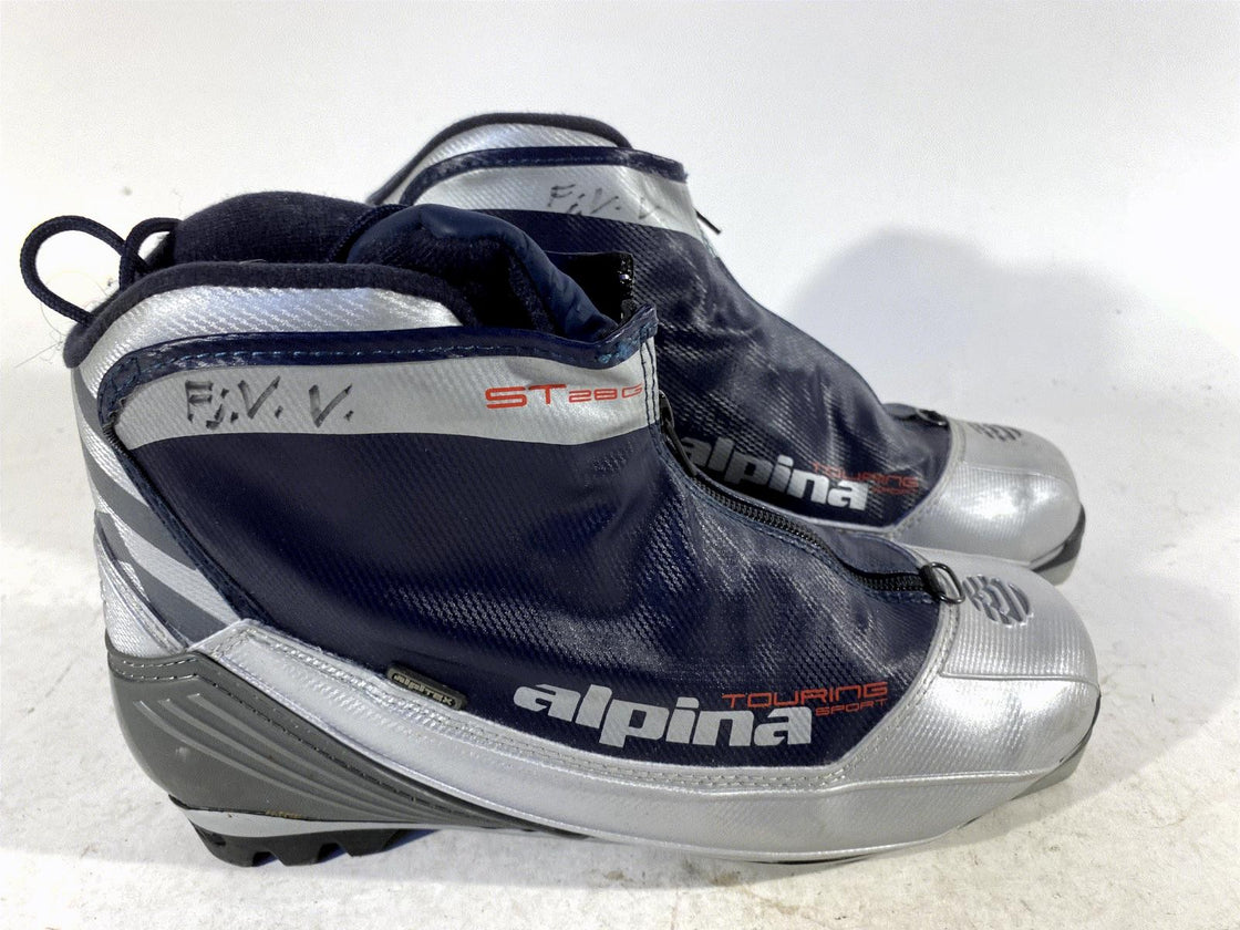 Alpina ST28G Nordic Cross Country Ski Boots Size EU44 US10.5 for NNN 325
