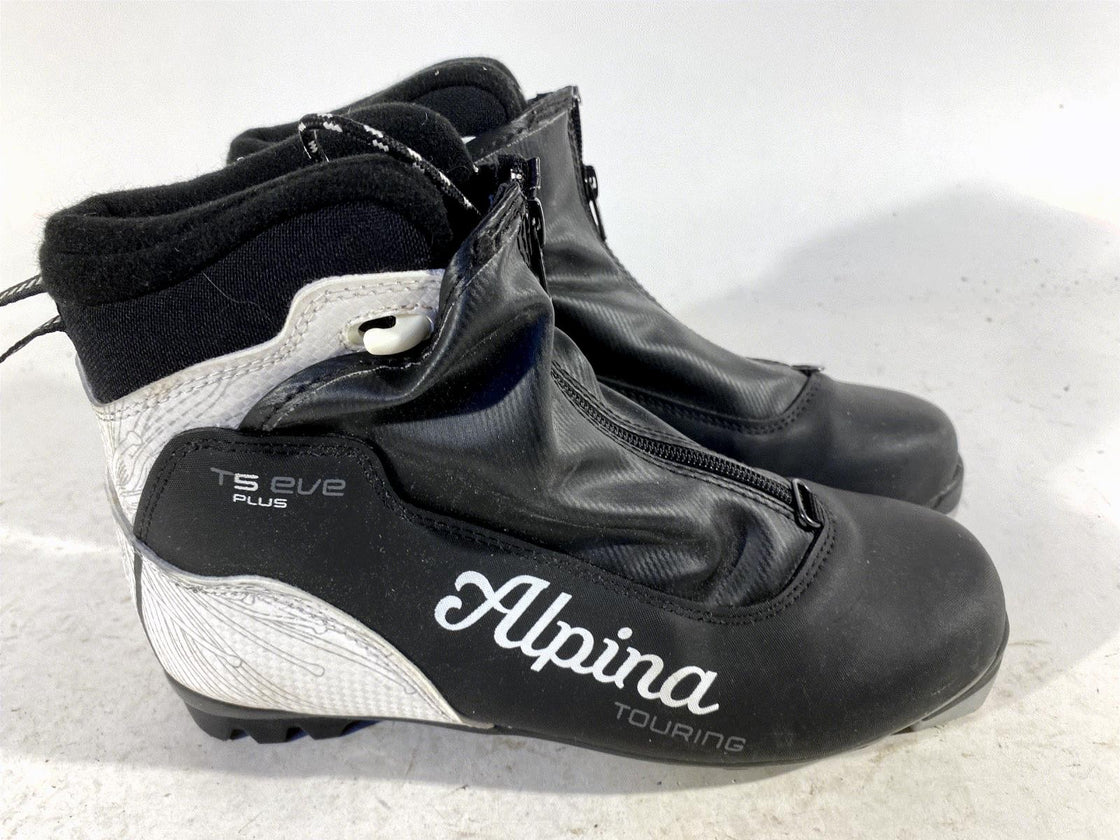 Alpina T5 Eve S Nordic Cross Country Ski Boots Size EU40 US7.5 for NNN 331