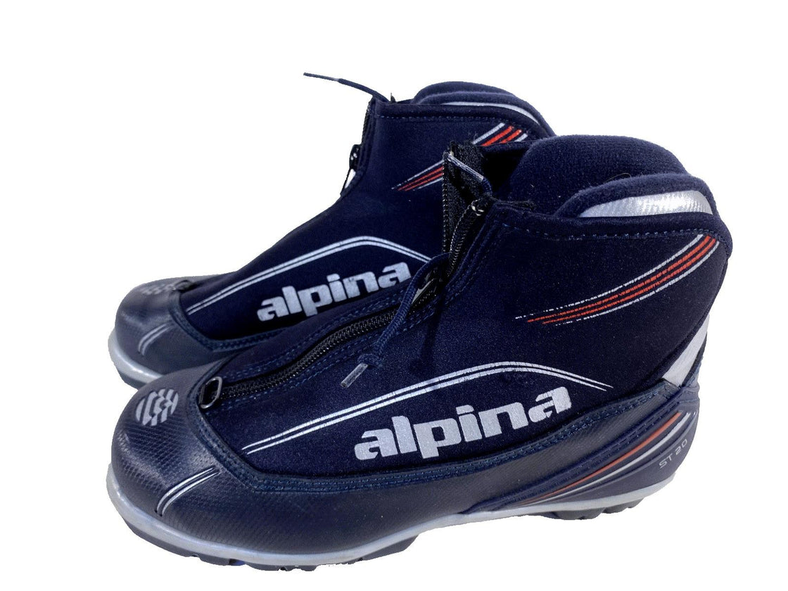 Alpina ST20 Nordic Cross Country Classic Ski Boots Size EU37 US5 for NNN 327