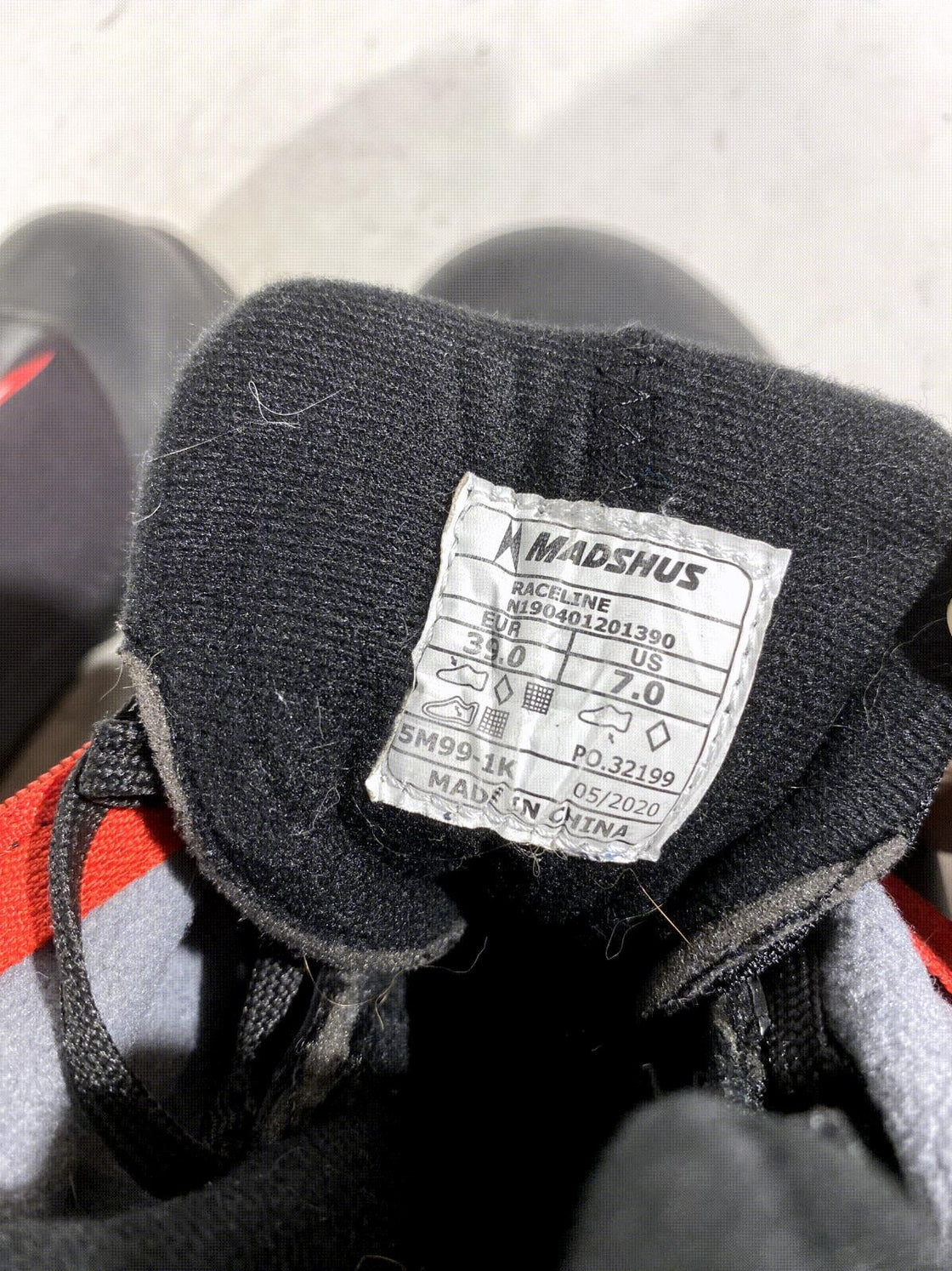 Madshus Racelin Nordic Cross Country Classic Ski Boots Size EU39 US7 for NNN 376