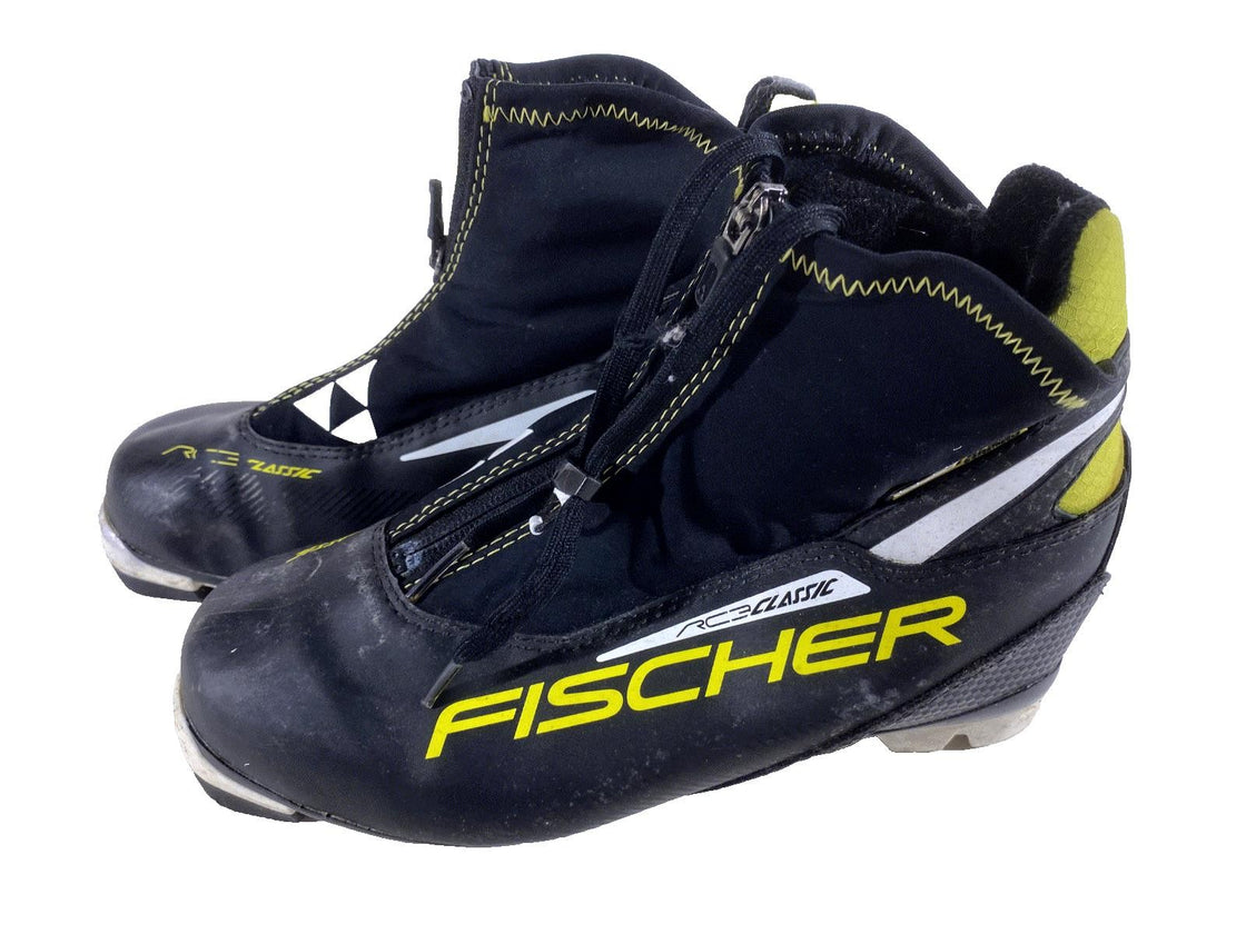 Fischer RCS Classic Nordic Cross Country Ski Boots Size EU38 US6 for NNN 386
