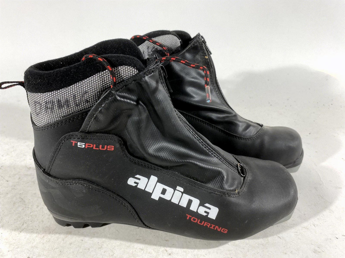 Alpina T5Plus Nordic Cross Country Ski Boots Size EU44 US10.5 for NNN 429