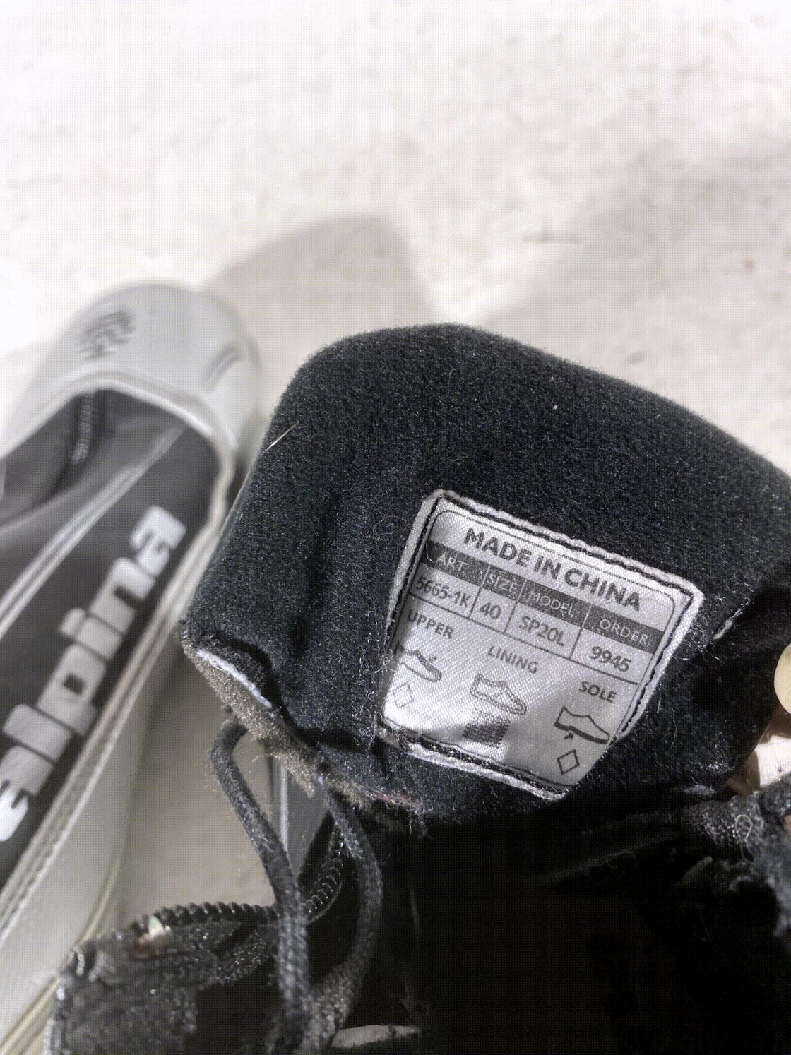 Alpina SP20L Cross Country Ski Boots Classic Size EU40 US7.5 NNN Rottefella 450