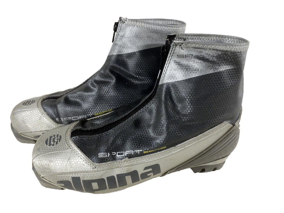 Alpina SR20 Nordic Cross Country Ski Boots Size EU40 US7.5 NNN bindings 468