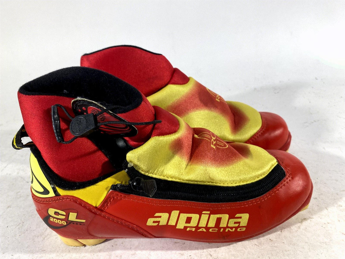 Alpina Retro Nordic Cross Country Classic Ski Boots Size EU40 US7.5 for NNN 479