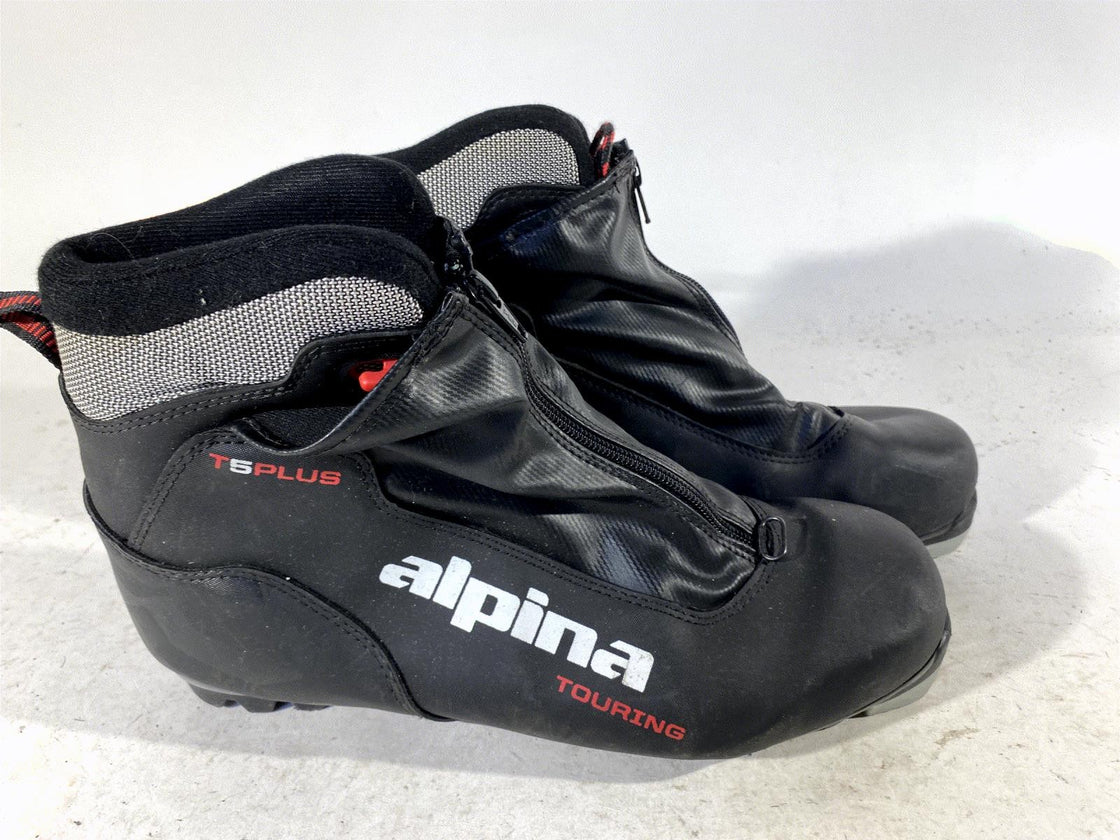 Alpina T5Plus Nordic Cross Country Ski Boots Size EU44 US10.5 for NNN 494