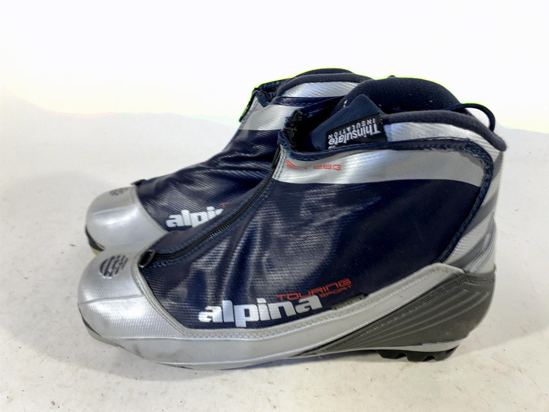 Alpina ST28G Classic Nordic Cross Country Ski Boots Size EU44 US10.5 for NNN 496