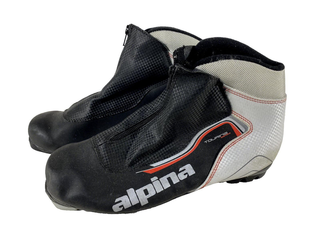 Alpina T8 Touring Nordic Cross Country Ski Boots Size EU44 US10.5 NNN 527