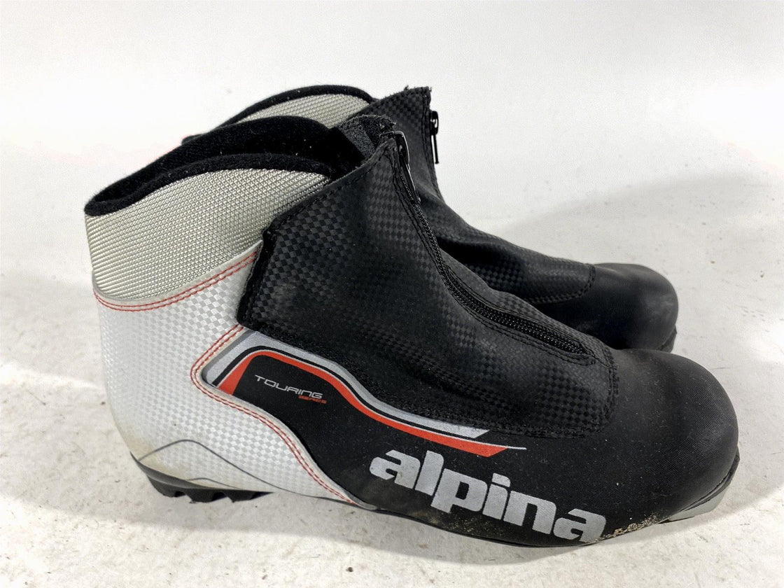 Alpina T8 Touring Nordic Cross Country Ski Boots Size EU44 US10.5 NNN 527