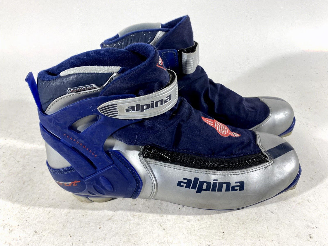 Alpina 438 Nordic Cross Country Classic Ski Boots Size EU45 US11.5 for NNN 522