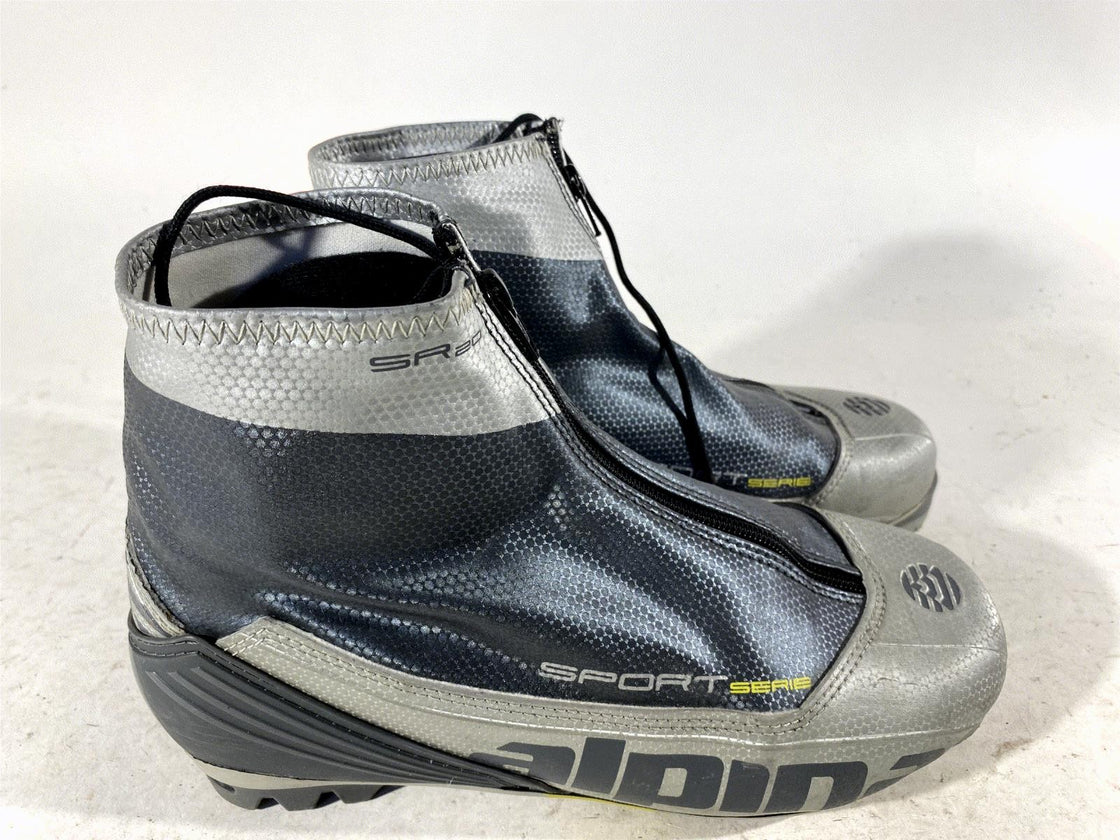 Alpina SR20 Nordic Cross Country Ski Boots Size EU42 US9 NNN bindings 517