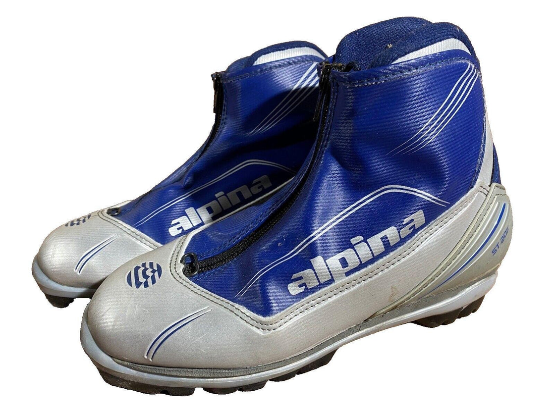 Alpina ST20jr Nordic Cross Country Ski Boots Size EU38 US6 for NNN 3083